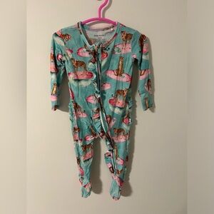 Posh Peanut Ruffle Footie